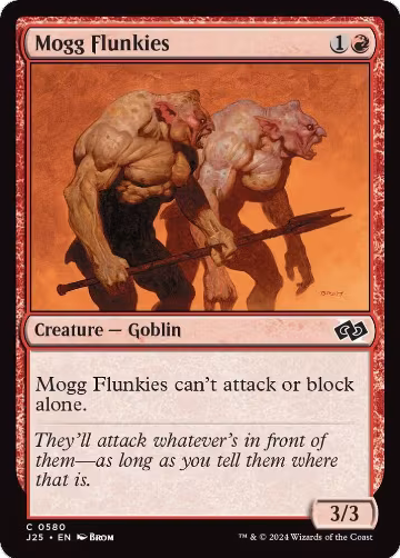 Mogg Flunkies (580), Foundations Jumpstart — Magic card price