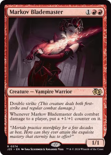 Markov Blademaster (574), Foundations Jumpstart — Magic card price