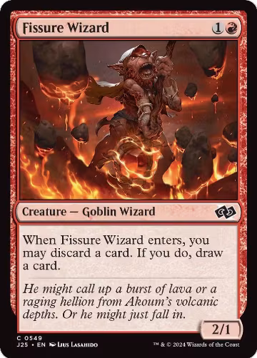 Fissure Wizard (549), Foundations Jumpstart — Magic card price