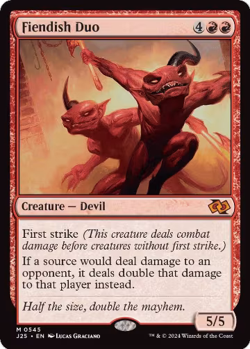 Fiendish Duo (545), Foundations Jumpstart — Magic card price
