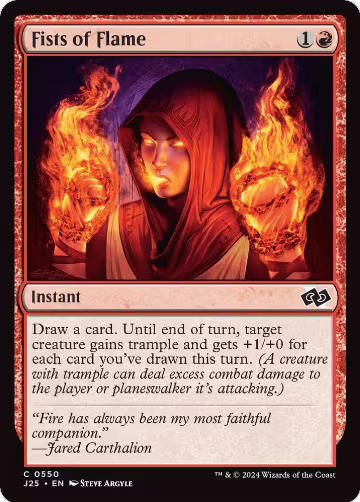 Fists of Flame (550), Foundations Jumpstart — Magic card price