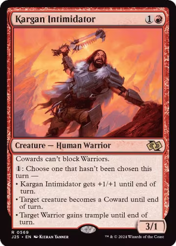 Kargan Intimidator (569), Foundations Jumpstart — Magic card price