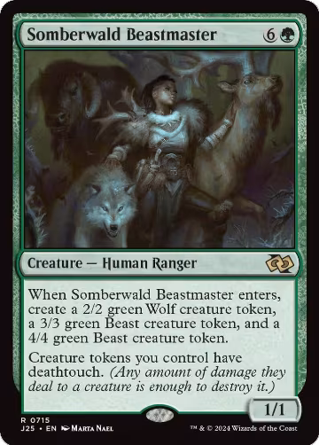 Somberwald Beastmaster (715), Foundations Jumpstart — Magic card price