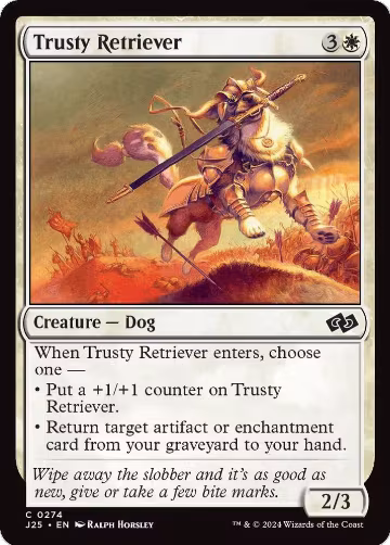 Trusty Retriever (274), Foundations Jumpstart — Magic card price