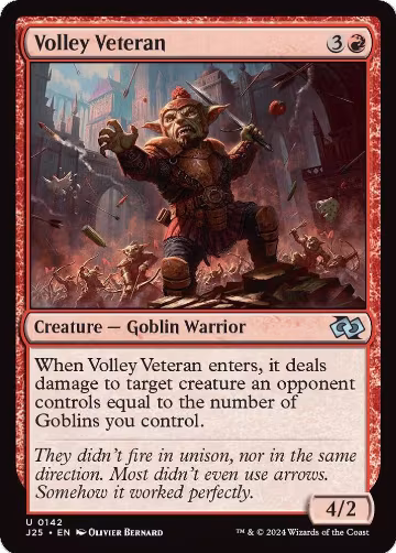 Volley Veteran (142), Foundations Jumpstart — Magic card price