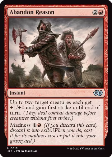Abandon Reason (513), Foundations Jumpstart — Magic card price