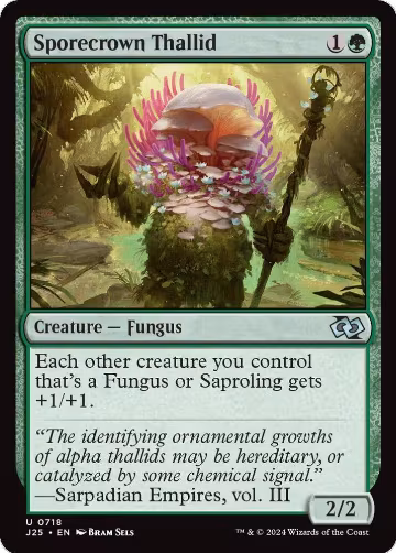 Sporecrown Thallid (718), Foundations Jumpstart — Magic card price