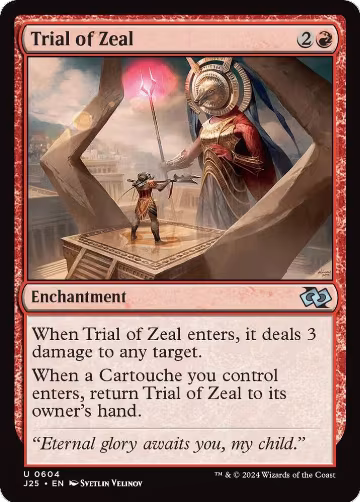 Trial of Zeal (604), Foundations Jumpstart — Magic card price