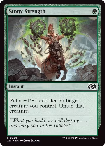 Stony Strength (720), Foundations Jumpstart — Magic card price