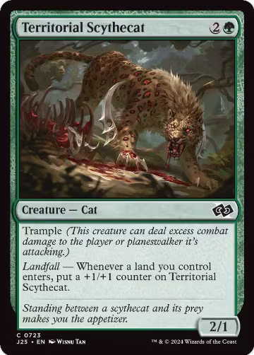 Territorial Scythecat (723), Foundations Jumpstart — Magic card price