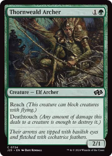 Thornweald Archer (724), Foundations Jumpstart — Magic card price