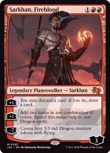 Sarkhan, Fireblood (593), Foundations Jumpstart — Magic card price