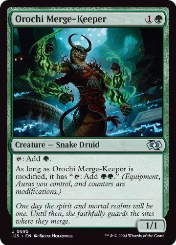 Orochi Merge-Keeper (695), Foundations Jumpstart — Magic card price