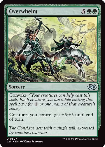 Overwhelm (697), Foundations Jumpstart — Magic card price