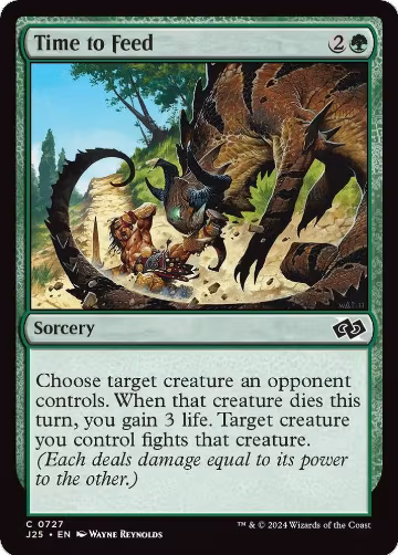 Time to Feed (727), Foundations Jumpstart — Magic card price