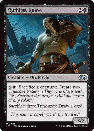 Ruthless Knave (483), Foundations Jumpstart — Magic card price