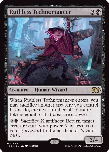 Ruthless Technomancer (484), Foundations Jumpstart — Magic card price