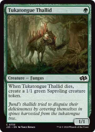 Tukatongue Thallid (733), Foundations Jumpstart — Magic card price