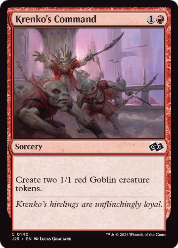 Krenko's Command (140), Foundations Jumpstart — Magic card price