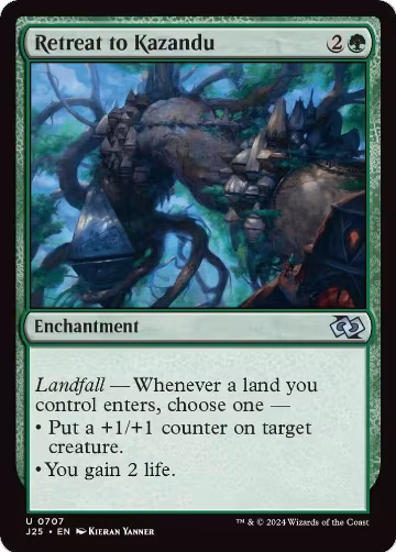 Retreat to Kazandu (707), Foundations Jumpstart — Magic card price