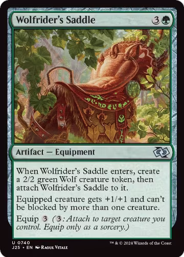 Wolfrider's Saddle (740), Foundations Jumpstart — Magic card price
