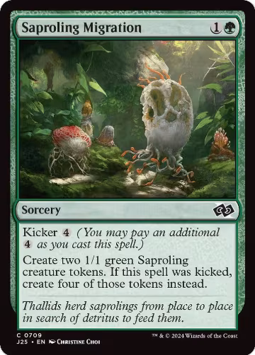 Saproling Migration (709), Foundations Jumpstart — Magic card price