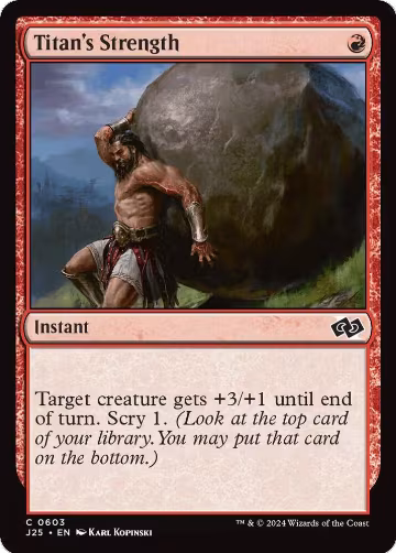Titan's Strength (603), Foundations Jumpstart — Magic card price