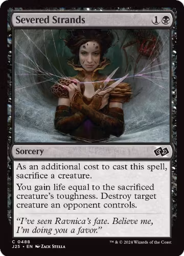 Severed Strands (488), Foundations Jumpstart — Magic card price
