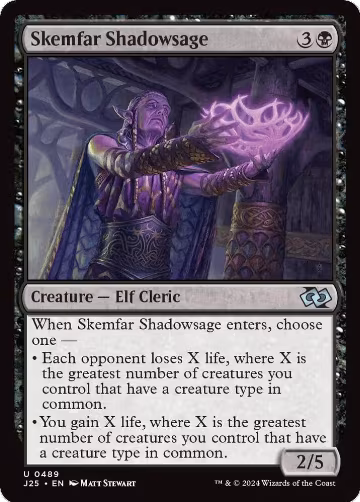 Skemfar Shadowsage (489), Foundations Jumpstart — Magic card price