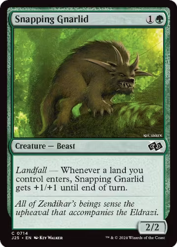 Snapping Gnarlid (714), Foundations Jumpstart — Magic card price