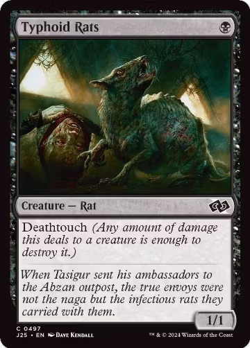 Typhoid Rats (497), Foundations Jumpstart — Magic card price