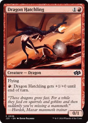 Dragon Hatchling (536), Foundations Jumpstart — Magic card price