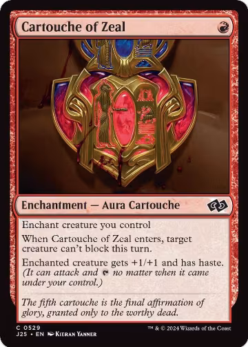 Cartouche of Zeal (529), Foundations Jumpstart — Magic card price