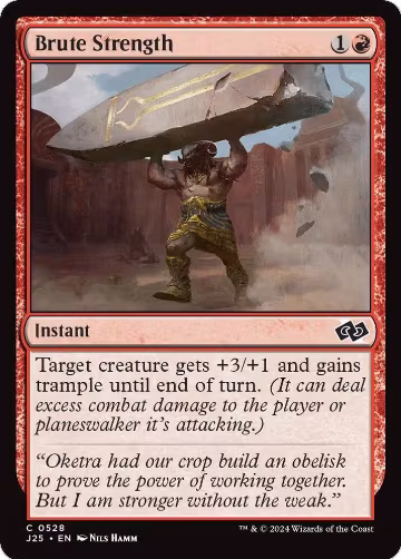 Brute Strength (528), Foundations Jumpstart — Magic card price