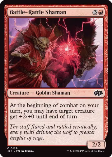 Battle-Rattle Shaman (128), Foundations Jumpstart — Magic card price