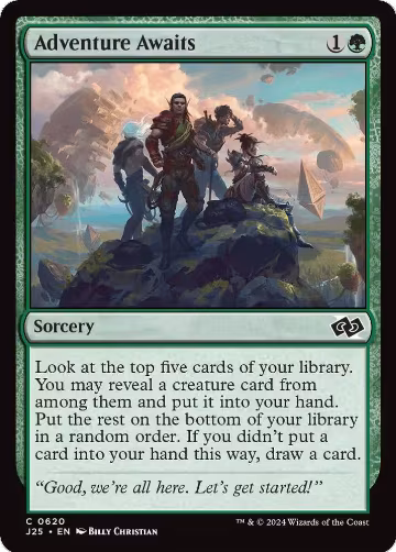 Adventure Awaits (620), Foundations Jumpstart — Magic card price
