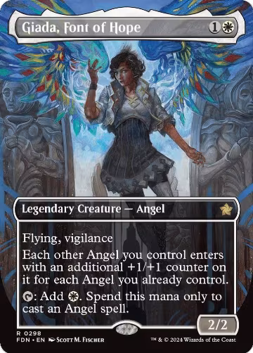 Giada, Font of Hope (Borderless) (298), Foundations — Magic card price