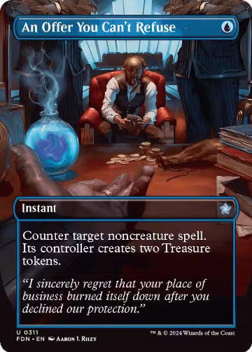 An Offer You Can't Refuse (Borderless) (311), Foundations — Magic card price