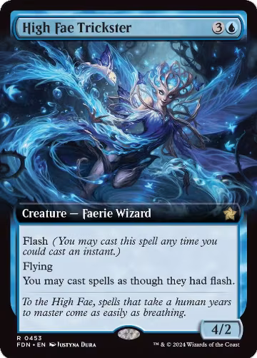 High Fae Trickster (Extended Art) (453), Foundations — Magic card price