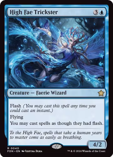 High Fae Trickster (40), Foundations — Magic card price