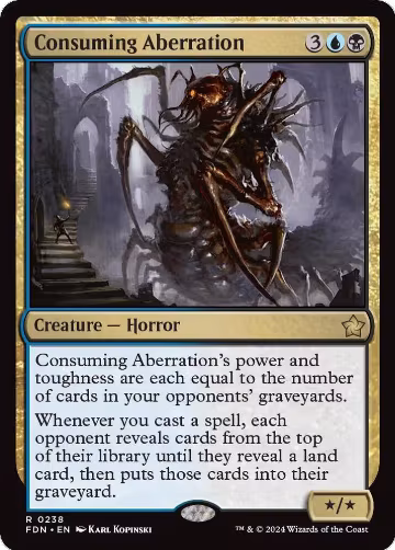 Consuming Aberration (238), Foundations — Magic card price