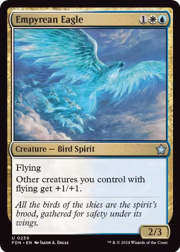 Empyrean Eagle (239), Foundations — Magic card price
