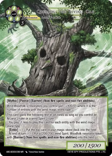 Quercus, The Living Oak (ABC-SD03-036) (ABC-SD03-036 MR), ABC Duel Decks — Force of Will card price