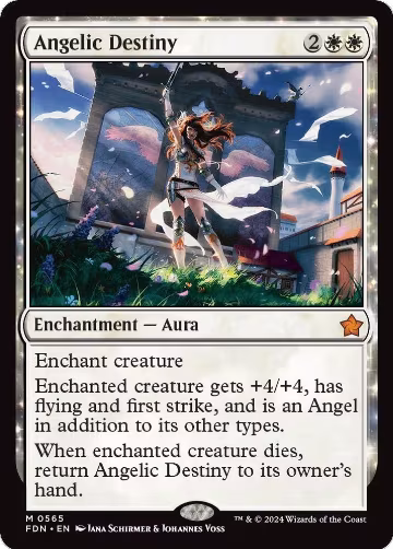 Angelic Destiny (565), Foundations — Magic card price