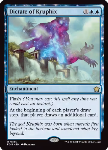 Dictate of Kruphix (587), Foundations — Magic card price