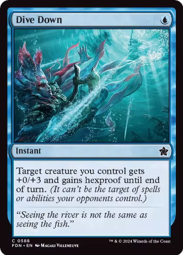 Dive Down (588), Foundations — Magic card price