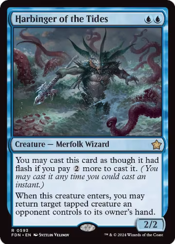 Harbinger of the Tides (593), Foundations — Magic card price