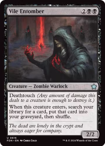 Vile Entomber (616), Foundations — Magic card price