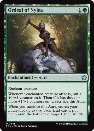 Ordeal of Nylea (641), Foundations — Magic card price