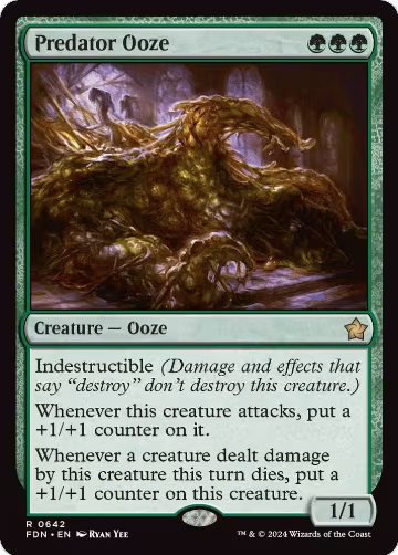 Predator Ooze (642), Foundations — Magic card price